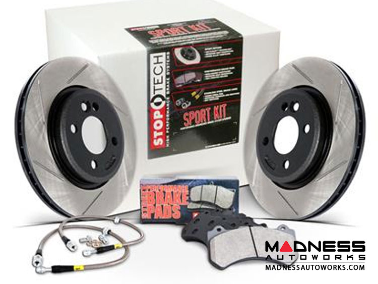 MINI Cooper/ Cooper S Sport Kit Rotors by Stop Tech - Drilled and Slotted Rotors (R52/ 56/ 57)